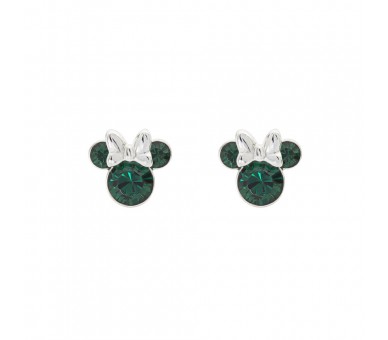 Pendientes Mayo Minnie Disney plata