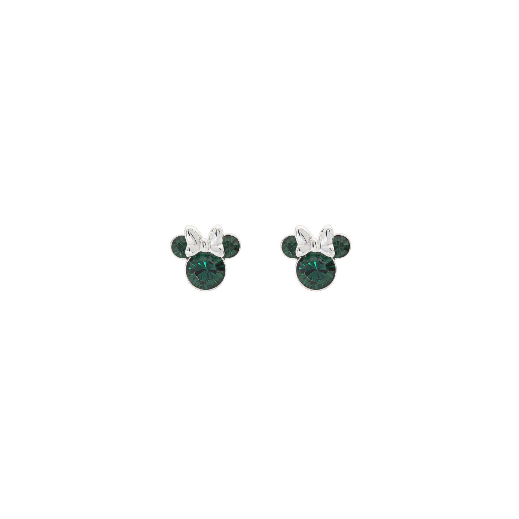 Pendientes Mayo Minnie Disney plata