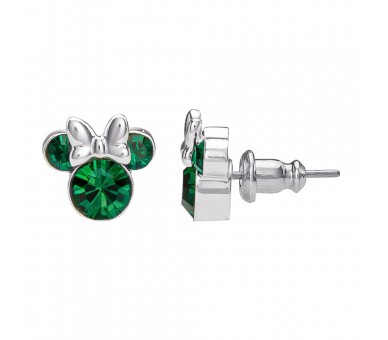 Pendientes Mayo Minnie Disney plata