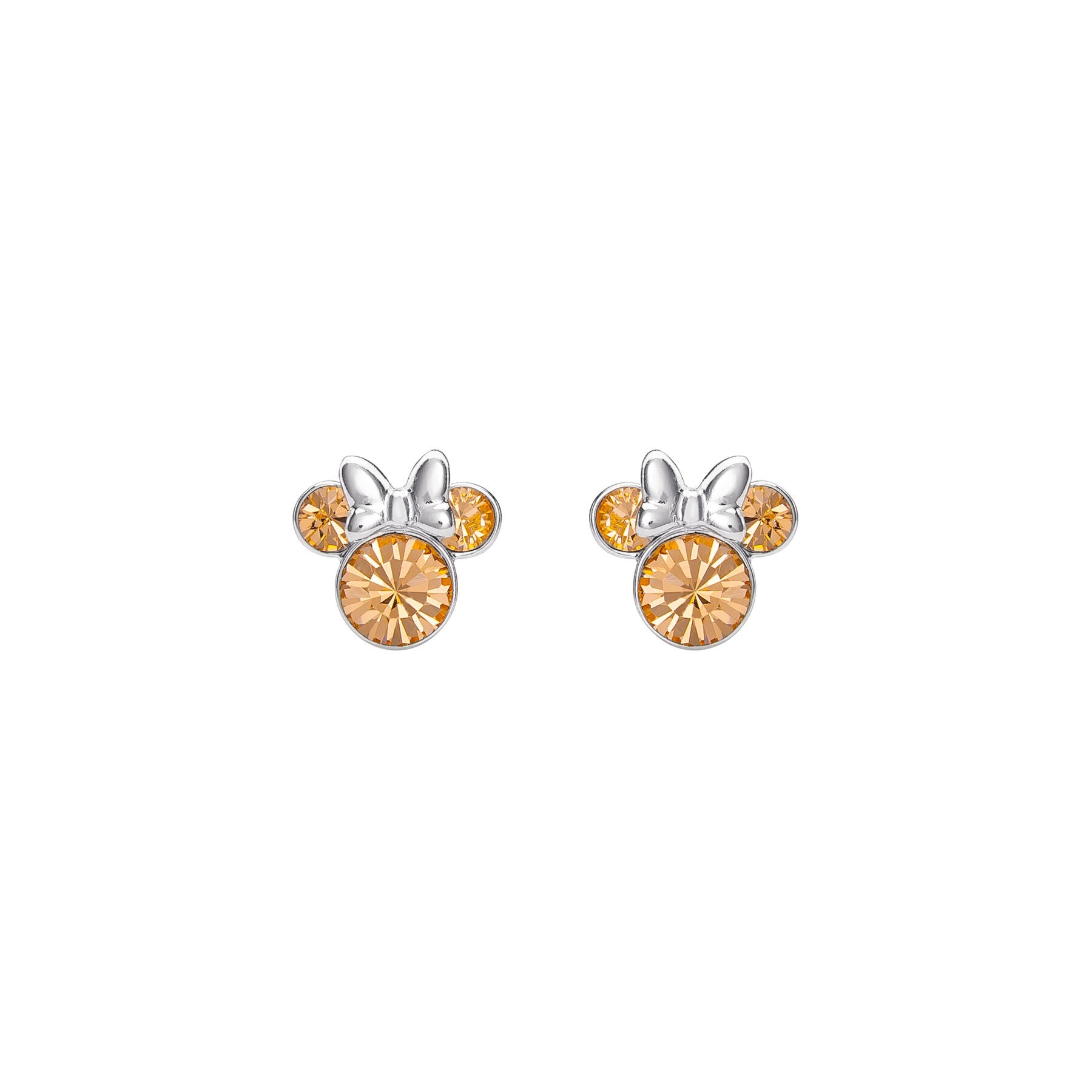 Pendientes Junio Minnie Disney plata