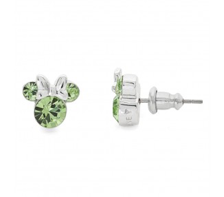 Pendientes Agosto Minnie Disney plata