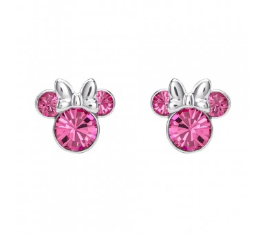 Pendientes Octubre Minnie Disney plata