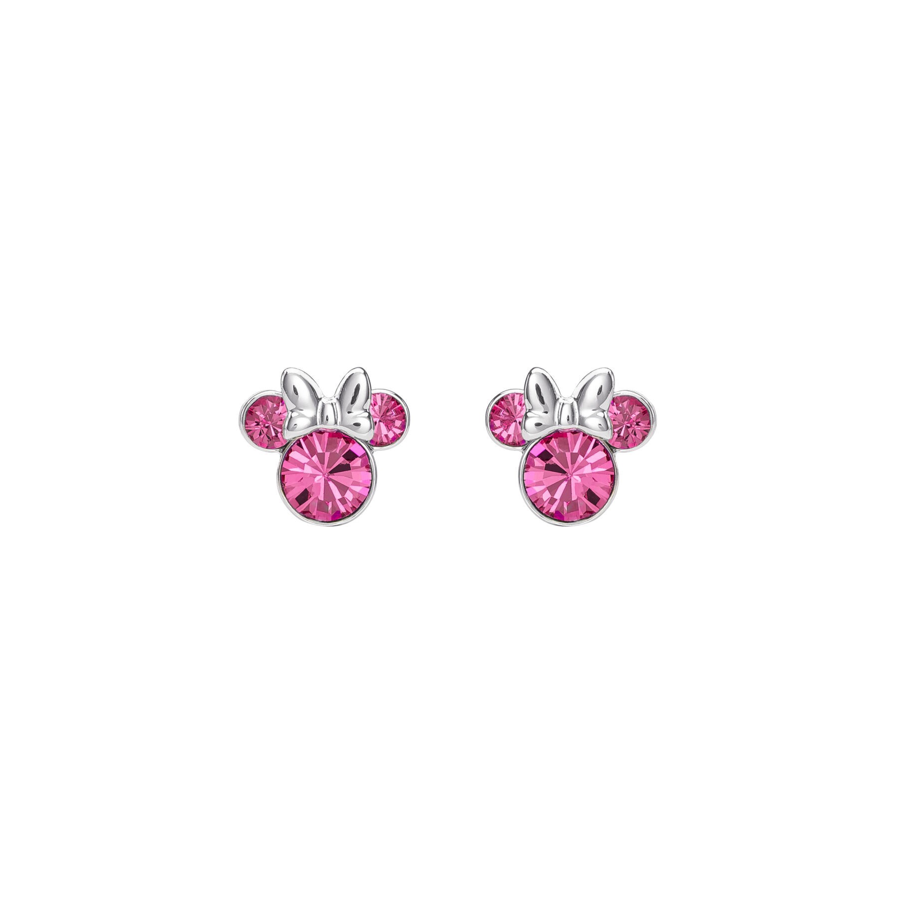 Pendientes Octubre Minnie Disney plata