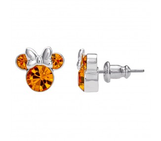 Pendientes Noviembre Minnie Disney plata