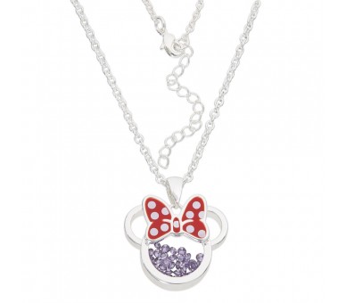 Colgante Febrero Minnie Disney plata