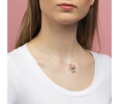 Colgante Agosto Minnie Disney plata