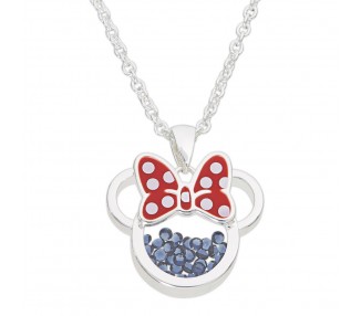 Colgante Septiembre Minnie Disney plata