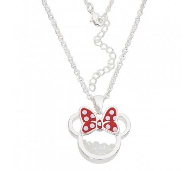 Colgante Octubre Minnie Disney plata