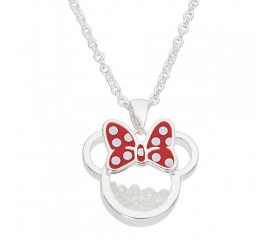Colgante Octubre Minnie Disney plata