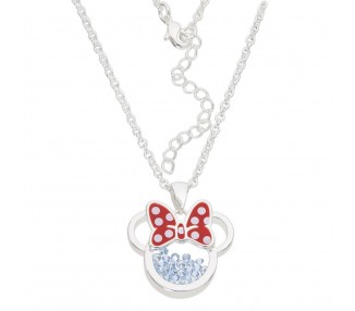 Colgante Diciembre Minnie Disney plata