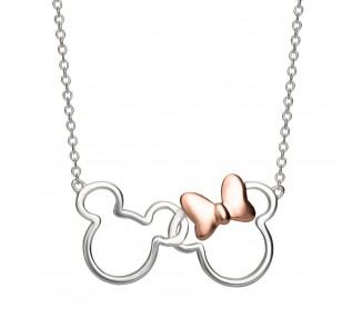 Colgante Mickey & Minnie Disney plata