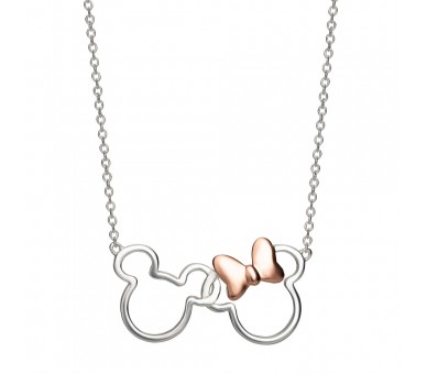 Colgante Mickey & Minnie Disney plata
