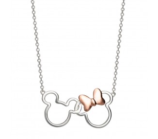 Colgante Mickey & Minnie Disney plata