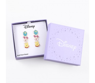 Set 3 Pares de pendientes Winnie the Pooh Disney