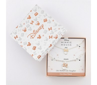 Set 2 Colgantes mama + hija Minnie Disney
