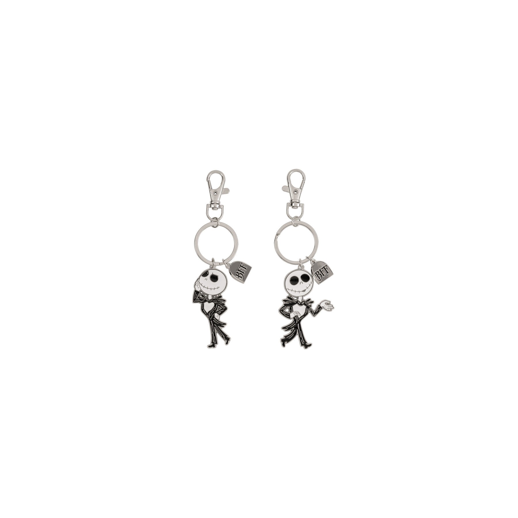 Set 2 Llaveros Jakks Skellington Pesadilla Antes de Navidad Disney