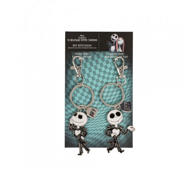 Set 2 Llaveros Jakks Skellington Pesadilla Antes de Navidad Disney