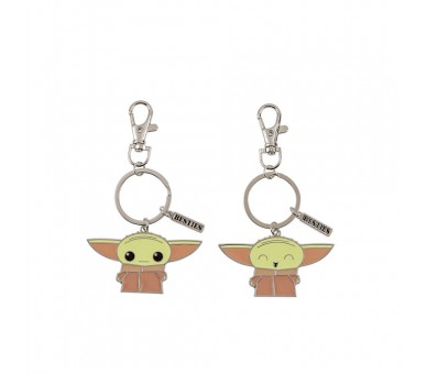 Set 2 Llaveros Grogu Star Wars