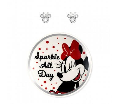 Pendientes + plato bisuteria Minnie Disney
