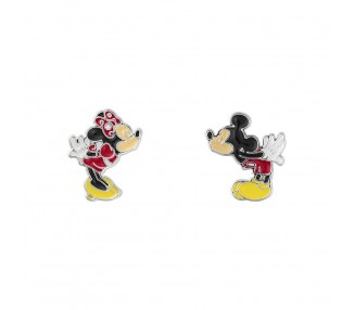 Pendientes + plato bisuteria Mickey & Minnie Disney