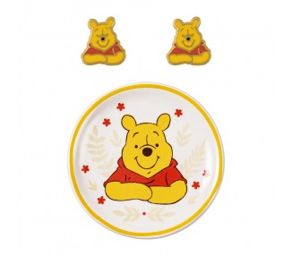 Pendientes + plato bisuteria Winnie the Pooh Disney