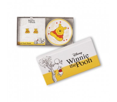 Pendientes + plato bisuteria Winnie the Pooh Disney