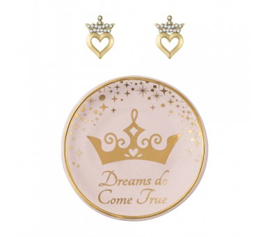 Pendientes + plato bisuteria Princesa