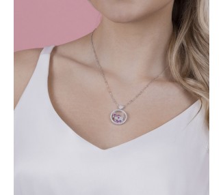 Colgante Mickey & Minnie Disney plata