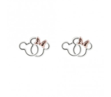 Pendientes Minnie Disney plata