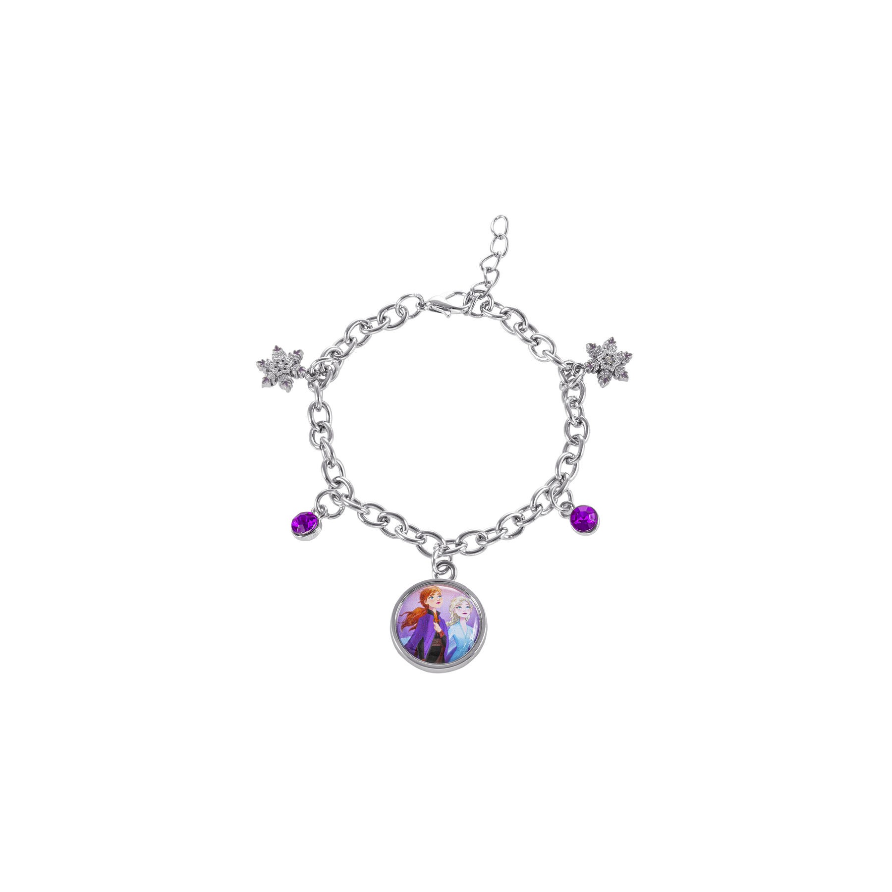 Pulsera charm Frozen Disney plata