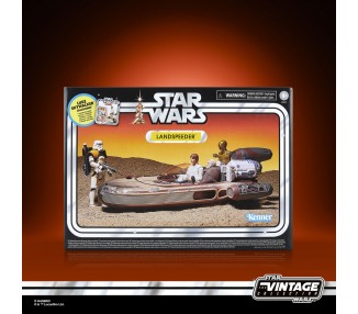 Figura Luke Skywalker + Landspeeder Star Wars