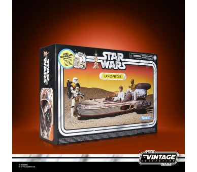 Figura Luke Skywalker + Landspeeder Star Wars