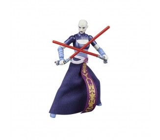 Figura Asajj Ventress La Guerra de los Clones Star Wars 9,5cm