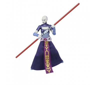 Figura Asajj Ventress La Guerra de los Clones Star Wars 9,5cm