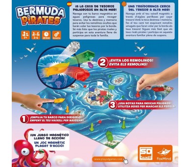 Juego de mesa Bermuda Piratas español