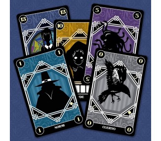 Juego de cartas Criaturas y Excluidos Miercoles Wednesday español