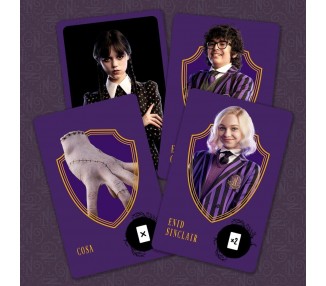 Juego de cartas Criaturas y Excluidos Miercoles Wednesday español