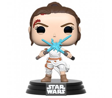 Figura POP Star Wars The Rise of Skywalker Rey with Light Sabers