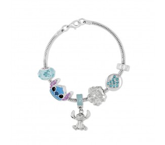 Pulsera charm Stitch Disney plata