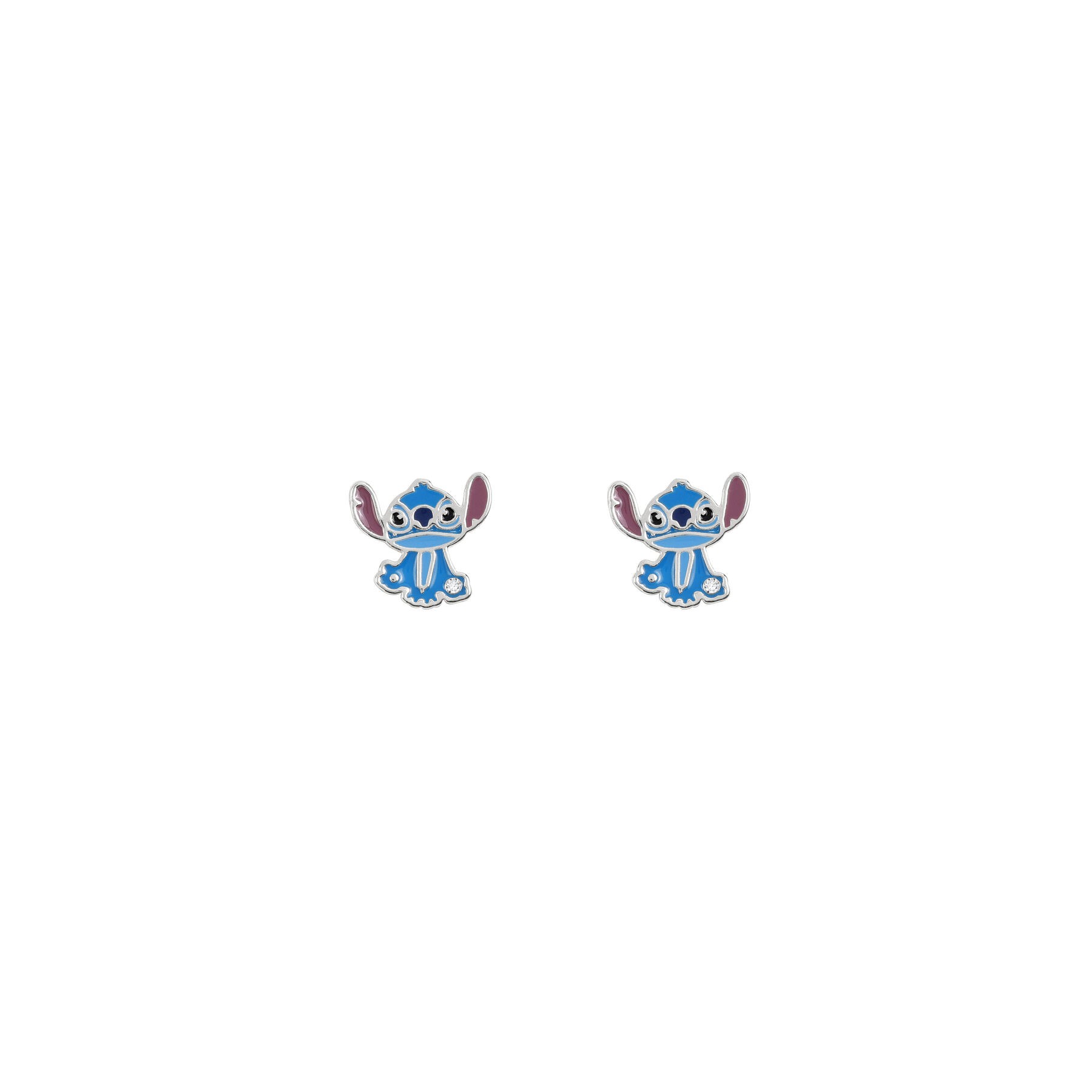 Pendientes Stitch Disney plata