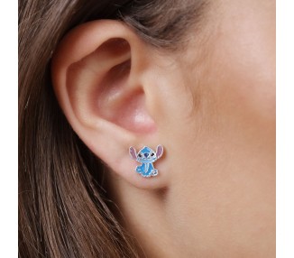 Pendientes Stitch Disney plata
