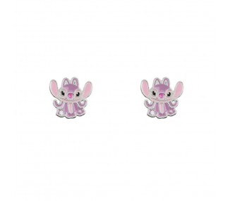 Pendientes Angel Stitch Disney plata
