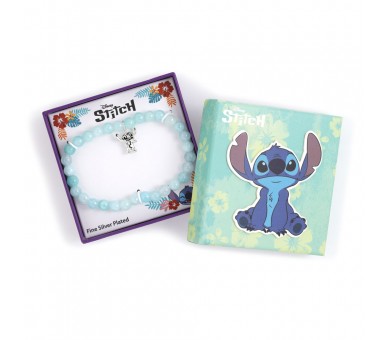 Pulsera Stitch Disney plata