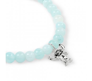 Pulsera Stitch Disney plata