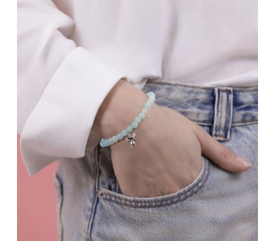 Pulsera Stitch Disney plata