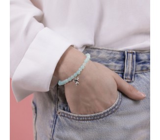 Pulsera Stitch Disney plata