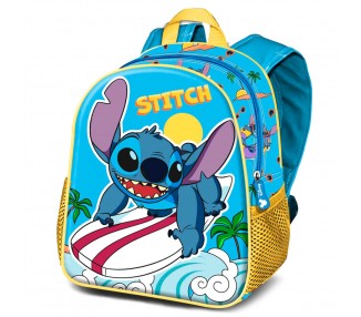Mochila 3D Waves Stitch Disney 31cm