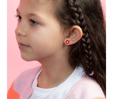 Set 3 Pares de pendientes Stitch Disney plata