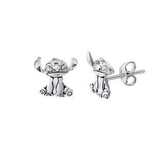 Pendientes Stitch Disney plata