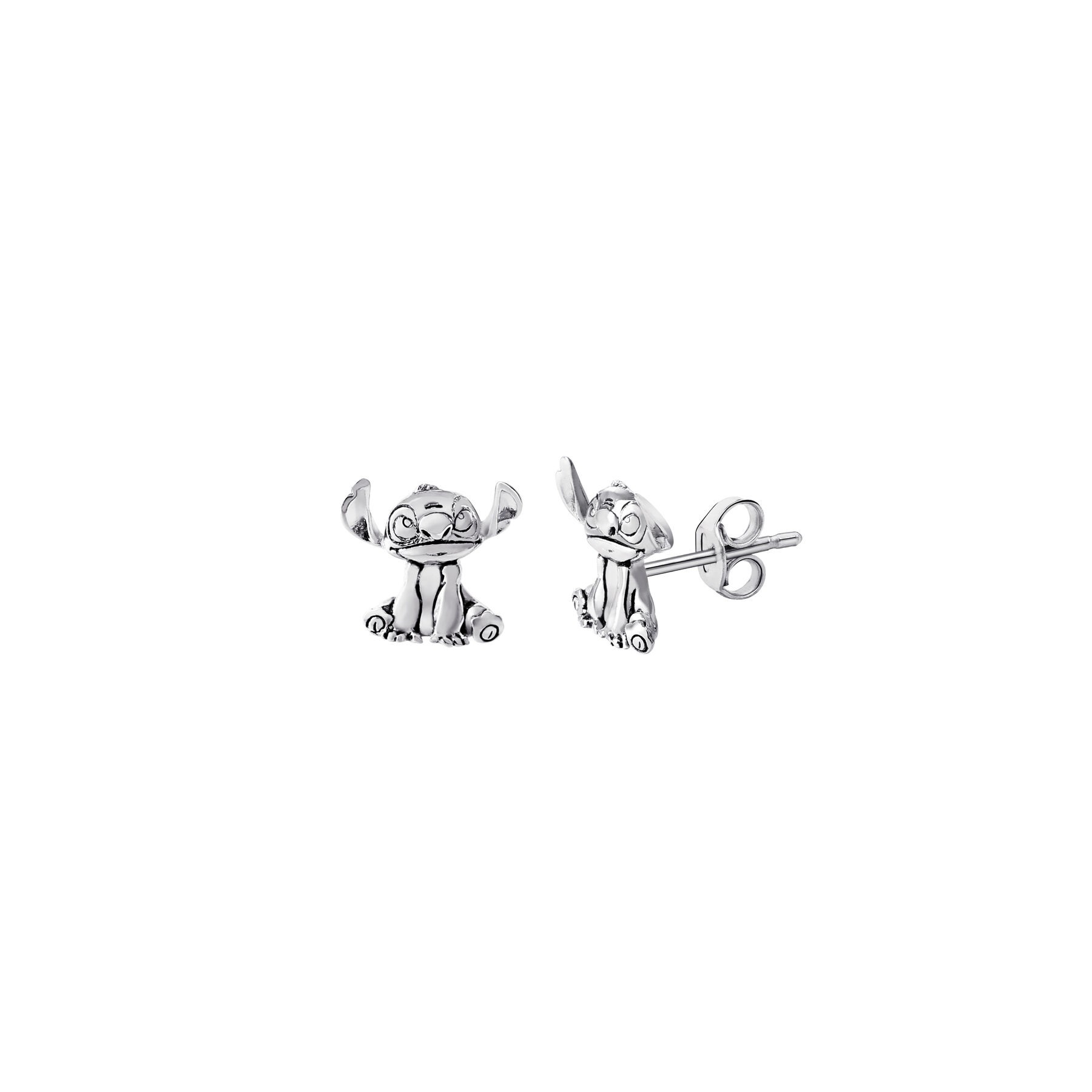Pendientes Stitch Disney plata